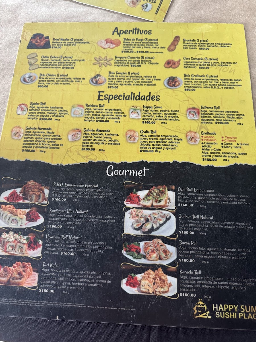 Happy Sumo Sushi Boulevard Menu - Image 3