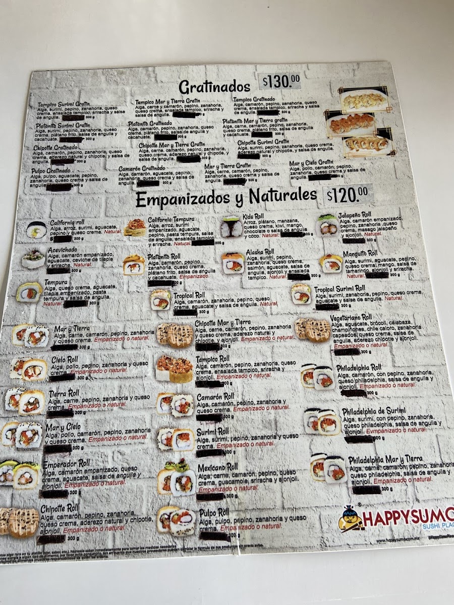 Happy Sumo Sushi Boulevard Menu - Image 6